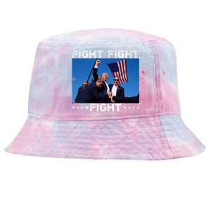 Fight Fight Fight Trump 2024 Vote Trump Tie-Dyed Bucket Hat