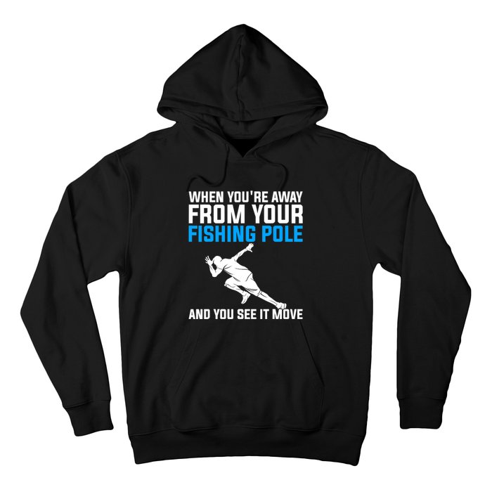 Funny Fishing Fisherman Angler Fish Design Hoodie