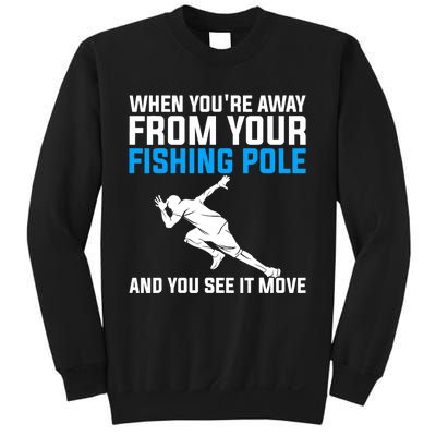 Funny Fishing Fisherman Angler Fish Design Sweatshirt