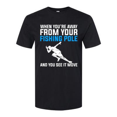 Funny Fishing Fisherman Angler Fish Design Softstyle CVC T-Shirt