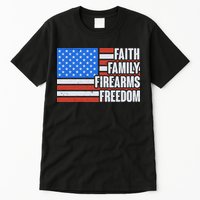 Faith Family Firearms Freedom Tall T-Shirt
