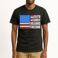 Faith Family Firearms Freedom Tall T-Shirt