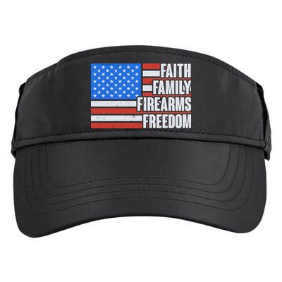 Faith Family Firearms Freedom Adult Drive Performance Visor