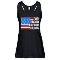 Faith Family Firearms Freedom Ladies Essential Flowy Tank