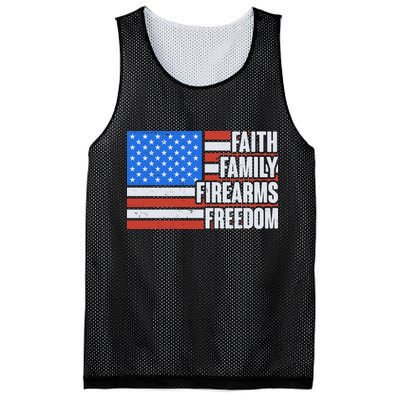 Faith Family Firearms Freedom Mesh Reversible Basketball Jersey Tank