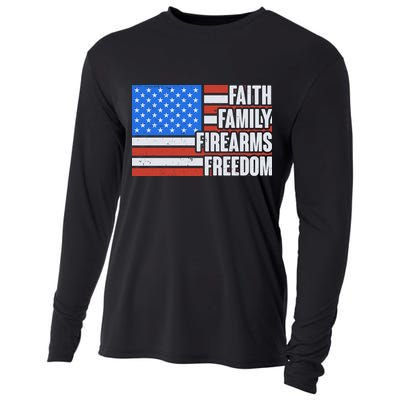 Faith Family Firearms Freedom Cooling Performance Long Sleeve Crew
