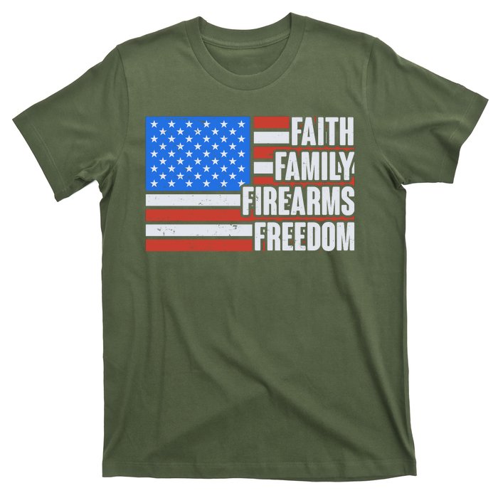 Faith Family Firearms Freedom T-Shirt