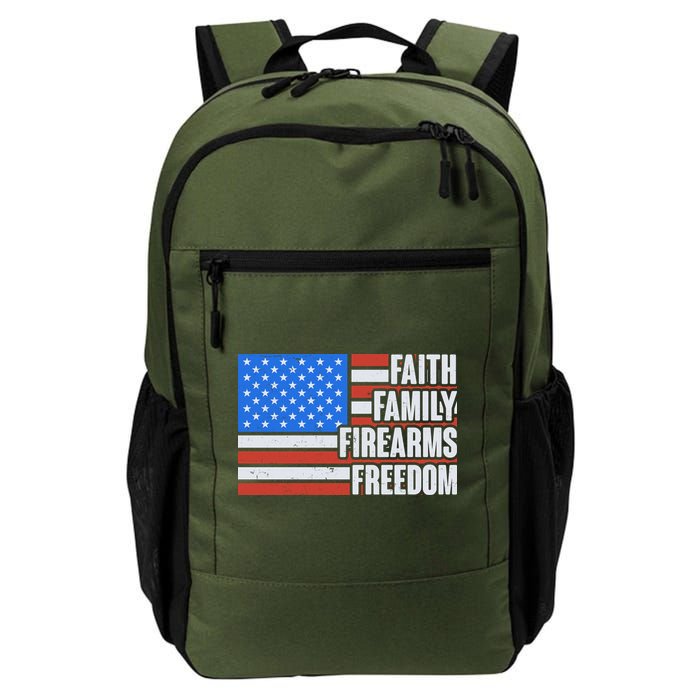 Faith Family Firearms Freedom Backpack