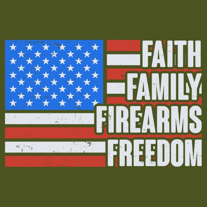 Faith Family Firearms Freedom Backpack