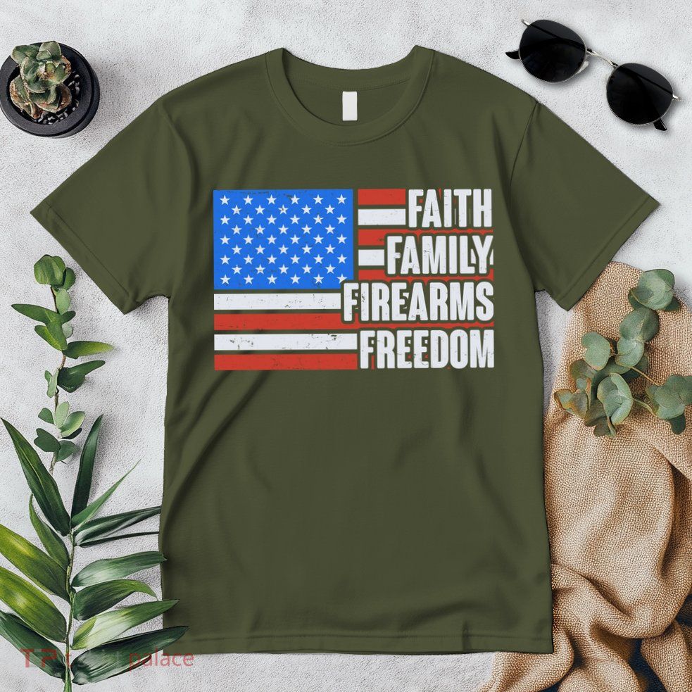 Faith Family Firearms Freedom Premium T-Shirt
