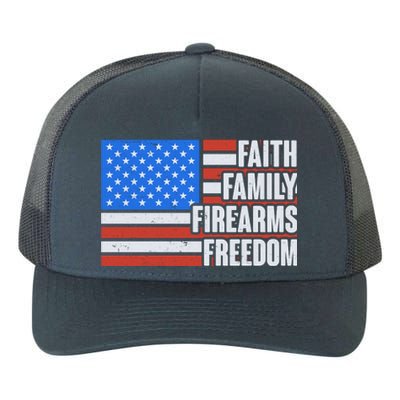 Faith Family Firearms Freedom Yupoong Adult 5-Panel Trucker Hat