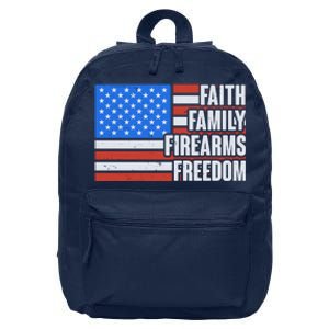 Faith Family Firearms Freedom 16 in Basic Backpack