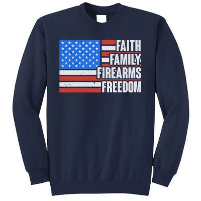 Faith Family Firearms Freedom Tall Sweatshirt