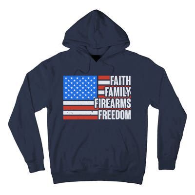 Faith Family Firearms Freedom Tall Hoodie