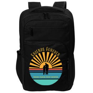 Friends Forever Friendly Shining Spirit Impact Tech Backpack