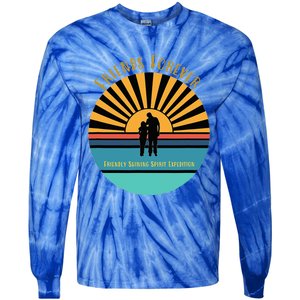 Friends Forever Friendly Shining Spirit Tie-Dye Long Sleeve Shirt