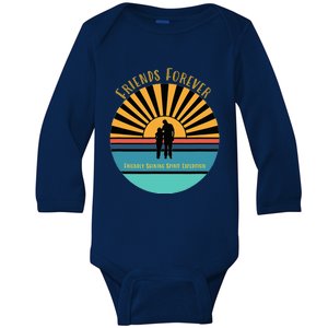 Friends Forever Friendly Shining Spirit Baby Long Sleeve Bodysuit