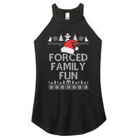 Forced Family Fun Sarcastic Christmas Women's Perfect Tri Rocker Tank