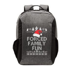 Forced Family Fun Sarcastic Christmas Vector Backpack