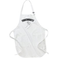 Fuggedaboutit Funny Full-Length Apron With Pockets