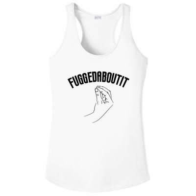 Fuggedaboutit Funny Ladies PosiCharge Competitor Racerback Tank