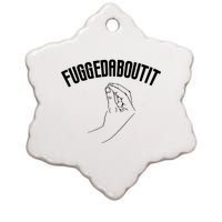 Fuggedaboutit Funny Ceramic Star Ornament