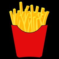 French Fries French Fry Costume Flatbill Hat
