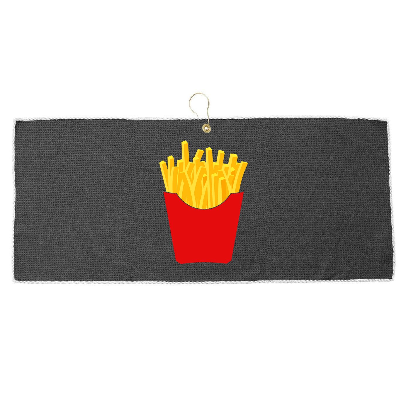 French Fries French Fry Costume Large Microfiber Waffle Golf Towel