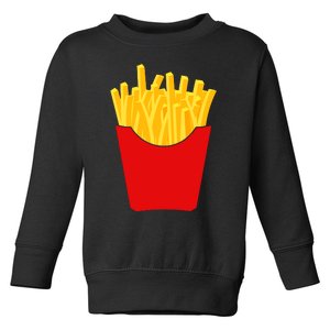 French Fries French Fry Costume Toddler Sweatshirt