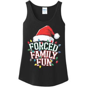 Forced Family Fun Christmas Ladies Essential Tank