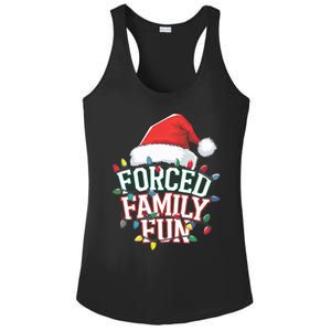 Forced Family Fun Christmas Ladies PosiCharge Competitor Racerback Tank