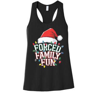 Forced Family Fun Christmas Women's Racerback Tank