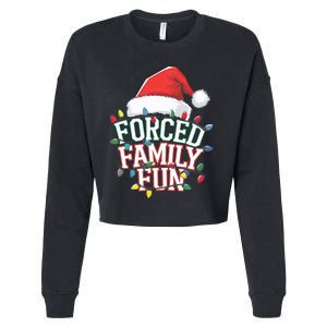 Forced Family Fun Christmas Cropped Pullover Crew