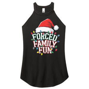 Forced Family Fun Christmas Women's Perfect Tri Rocker Tank