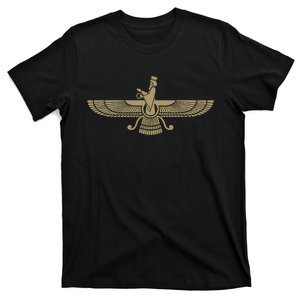 Farvahar Faravahar Farohar Iranian Persian Zoroastrianism T-Shirt