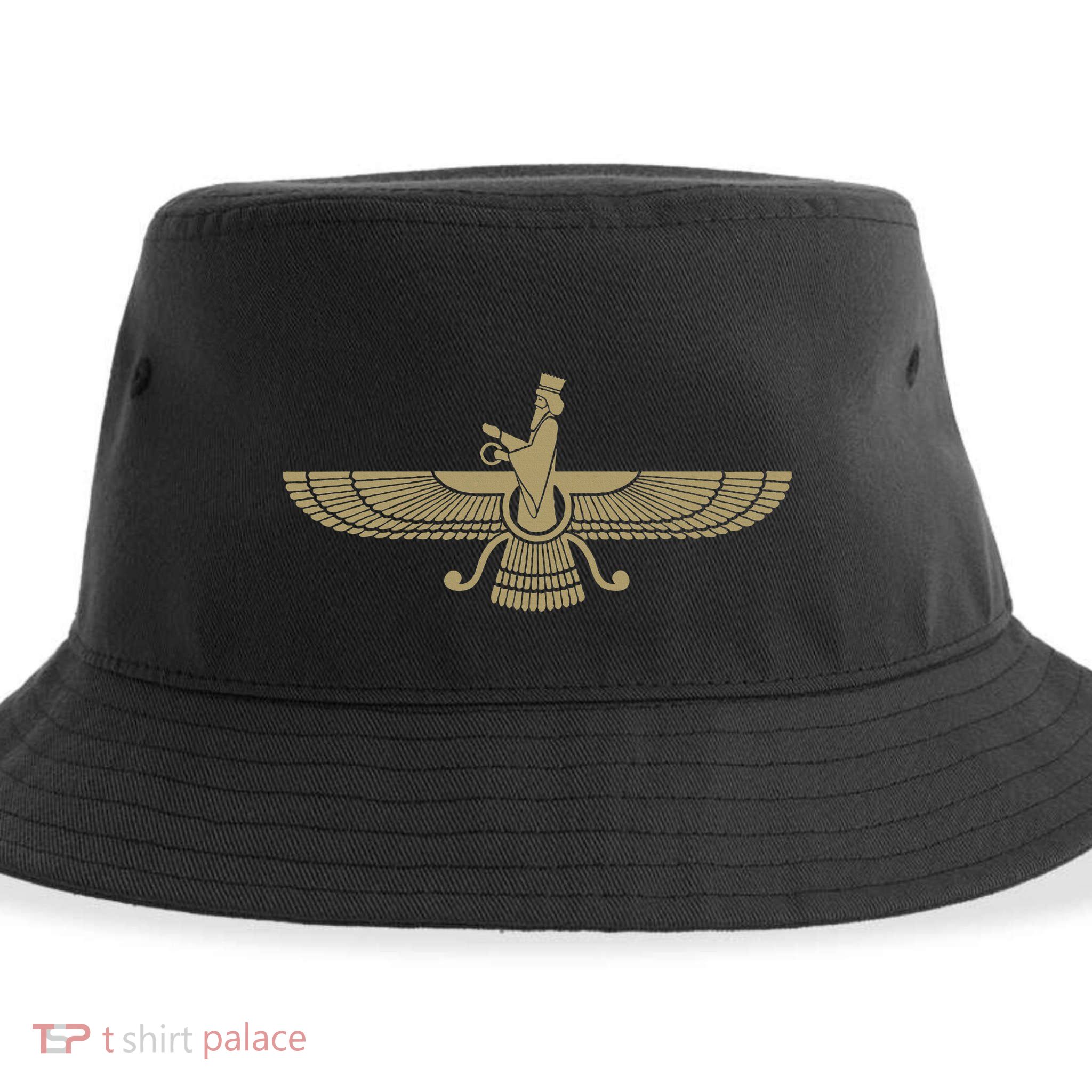 Farvahar Faravahar Farohar Iranian Persian Zoroastrianism Sustainable Bucket Hat