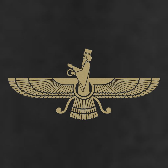Farvahar Faravahar Farohar Iranian Persian Zoroastrianism Adult Drive Performance Visor