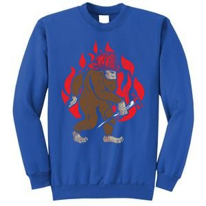 Firefighting Fire Firefighter Fire Rescue Bigfoot Gift Sweatshirt