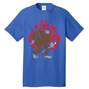 Firefighting Fire Firefighter Fire Rescue Bigfoot Gift Tall T-Shirt