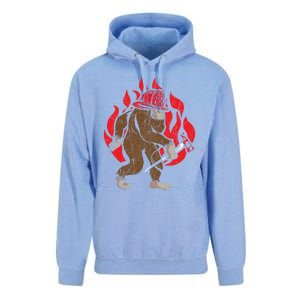 Firefighting Fire Firefighter Fire Rescue Bigfoot Gift Unisex Surf Hoodie