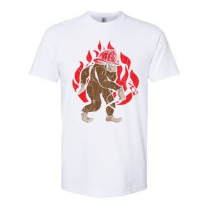 Firefighting Fire Firefighter Fire Rescue Bigfoot Gift Softstyle CVC T-Shirt