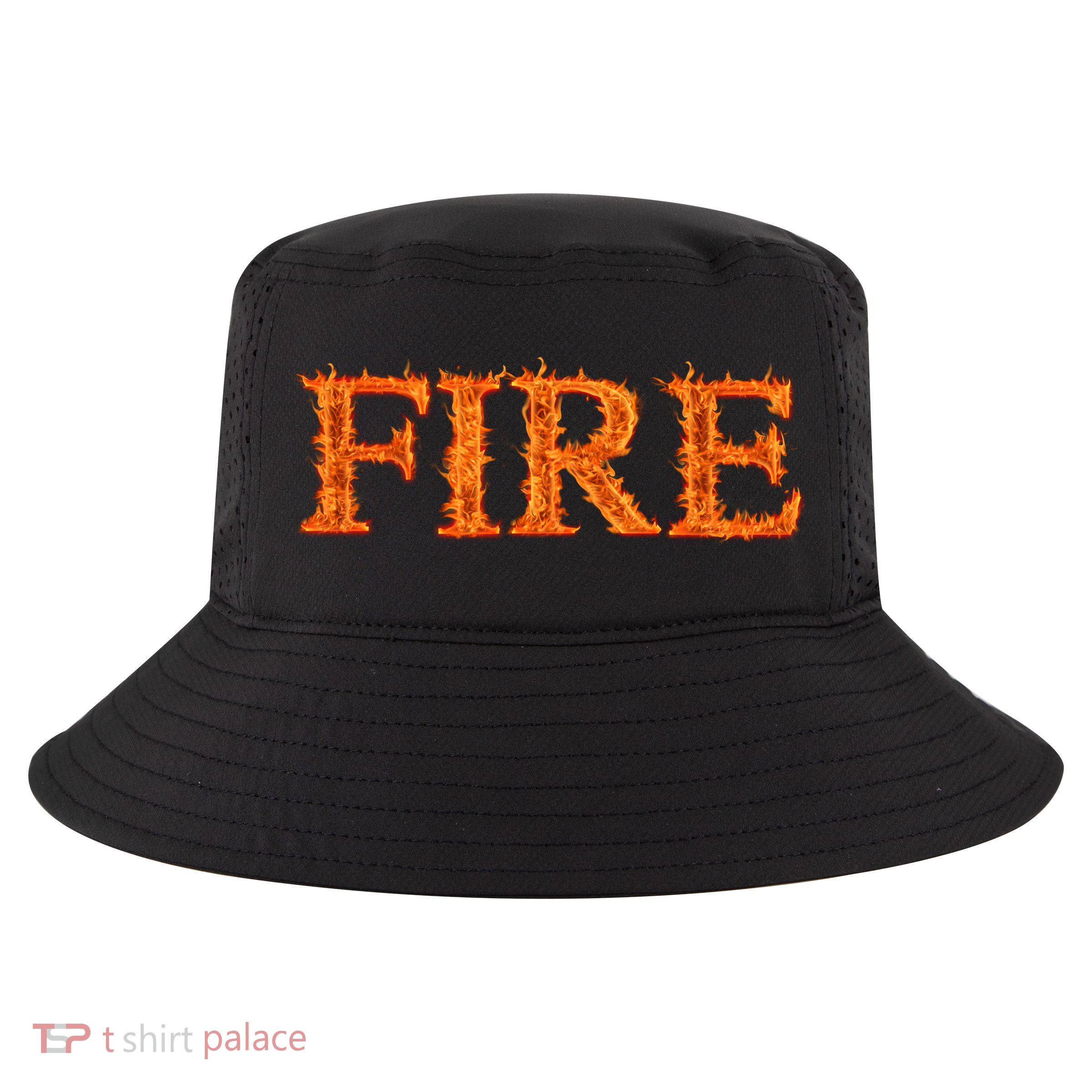 Fire Flame Cool Comfort Performance Bucket Hat