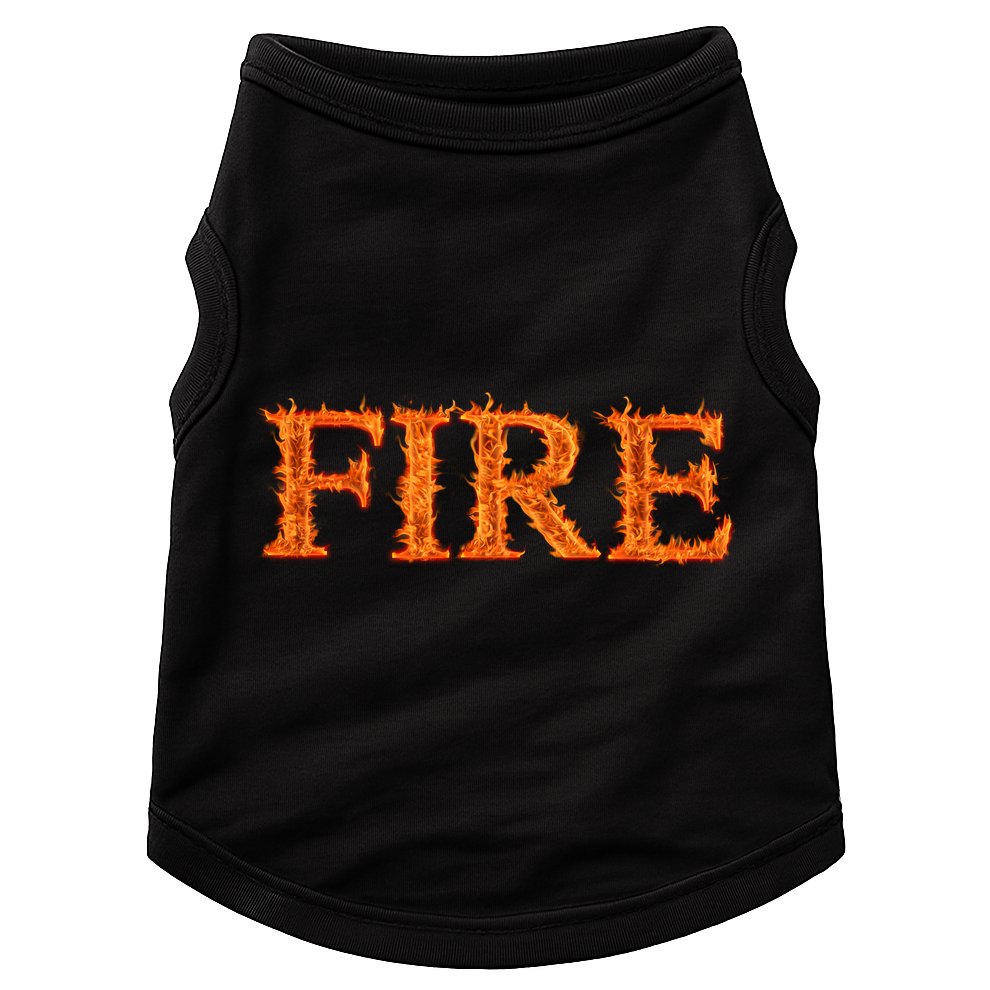 Fire Flame Doggie Tank