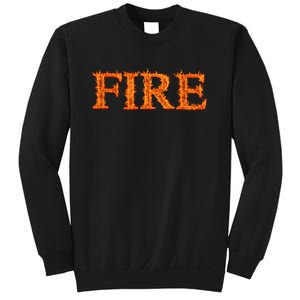 Fire Flame Sweatshirt