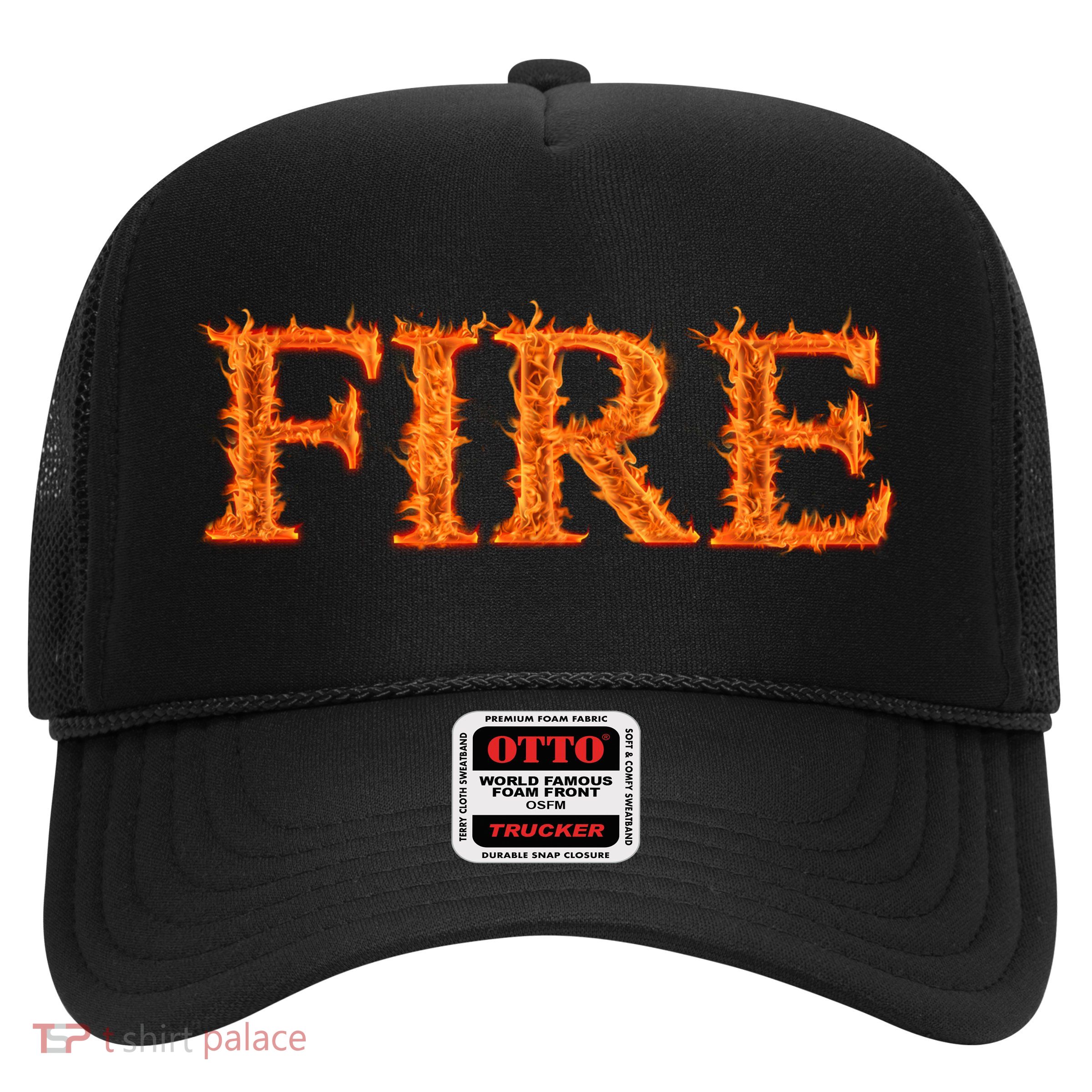 Fire Flame Trucker Hat