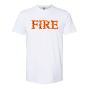 Fire Flame Softstyle CVC T-Shirt