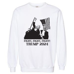 Fight Fight Fight Trump 2024 Pennsylvania Rally Patriot Garment-Dyed Sweatshirt