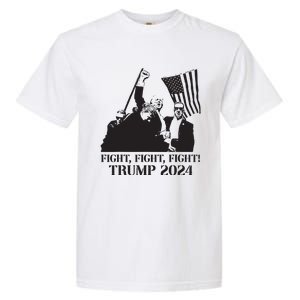 Fight Fight Fight Trump 2024 Pennsylvania Rally Patriot Garment-Dyed Heavyweight T-Shirt