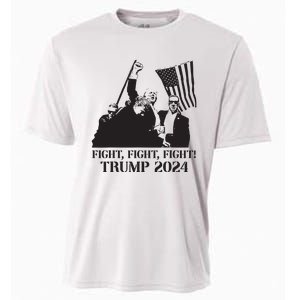 Fight Fight Fight Trump 2024 Pennsylvania Rally Patriot Cooling Performance Crew T-Shirt