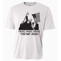 Fight Fight Fight Trump 2024 Pennsylvania Rally Patriot Cooling Performance Crew T-Shirt